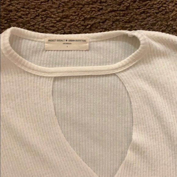 Urban outfitters White long sweater shirt - Picture 2 of 4